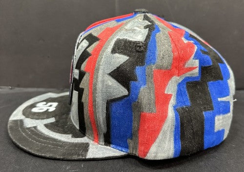 NY Giants Hand Painted Snapback Hat Artwork #56 Lawrence Taylor Signed By Artist