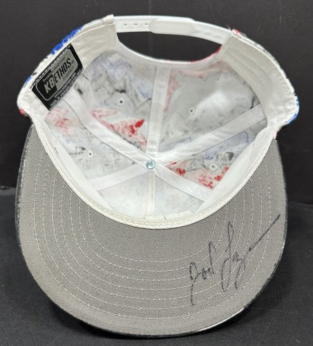 NY Giants Hand Painted Snapback Hat Artwork #56 Lawrence Taylor Signed By Artist