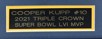 Cooper Kupp Signed 11x14 Framed Photo Rams Super Bowl MVP Auto Fanatics COA