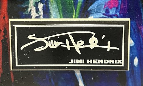 Jimi Hendrix Framed 3D Photo Commemorative Lyrics Facsimile Autograph