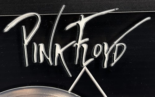 Pink Floyd Framed 3d The Dark Side of the Moon Platinum Album Facsimile Auto