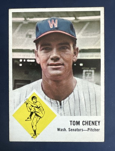 1963 Fleer 4 Card Lot Landis 10 Frank Larry 14 7 Tom Cheney #27 Centered Ex Nm