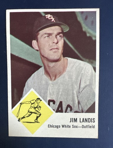 1963 Fleer 4 Card Lot Landis 10 Frank Larry 14 7 Tom Cheney #27 Centered Ex Nm