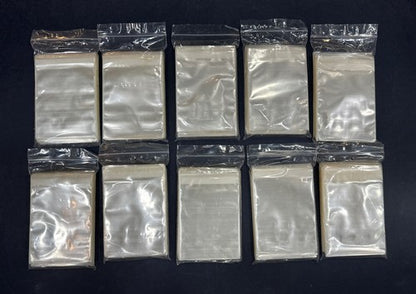 Lot of 1000 10 100 Ct Collector Team Bags Resealable Sleeves Good For Top Loader
