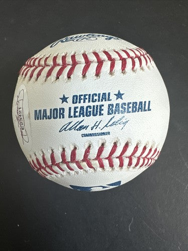 PETER GAMMONS Signed Official Major League Mlb Baseball Hof Auto 1969 Debut Jsa