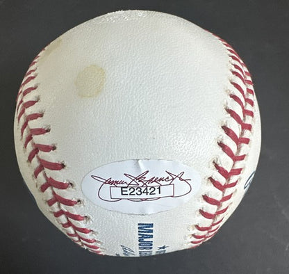 PETER GAMMONS Signed Official Major League Mlb Baseball Hof Auto 1969 Debut Jsa