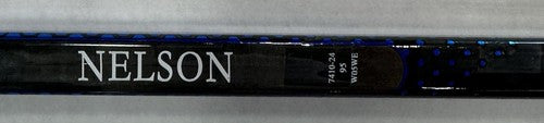 Brock Nelson Signed Bauer Nexus Geo Game Used Stick Islanders Autograph Steiner