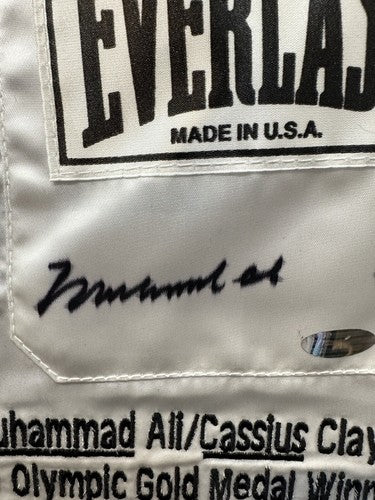 Muhammad Ali Signed Everlast Stat Boxing Robe /10 Limited Autograph Steiner COA