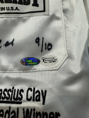 Muhammad Ali Signed Everlast Stat Boxing Robe /10 Limited Autograph Steiner COA