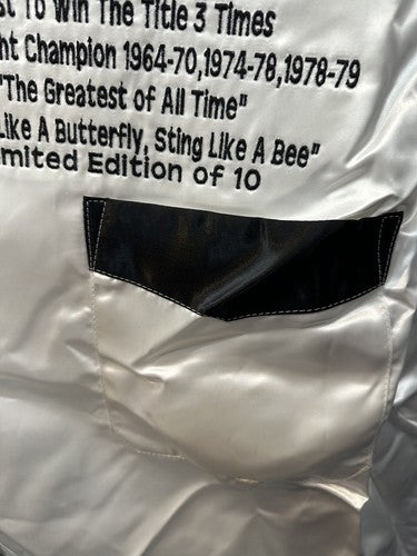 Muhammad Ali Signed Everlast Stat Boxing Robe /10 Limited Autograph Steiner COA