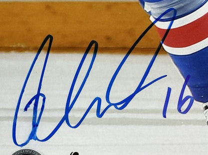 Zuccarello Pouliot Brassard Signed 16x20 Framed Photo Rangers 3 Auto Steiner COA