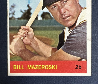 Bill Mazeroski 1964 Topps High #570 NM - Mint Razor Sharp Pack Fresh Hof Pirates
