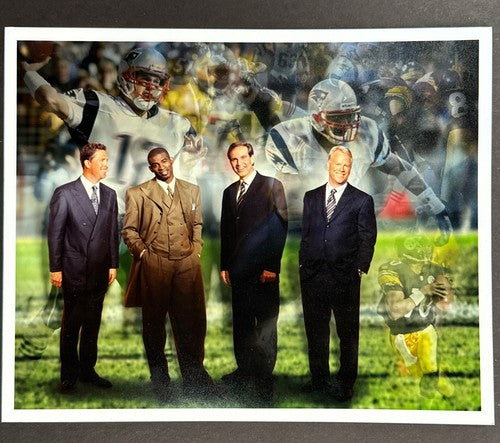 Cbs Nfl Today Football Sportscasters 8x10 Press Photo Deion Sanders Dan Marino
