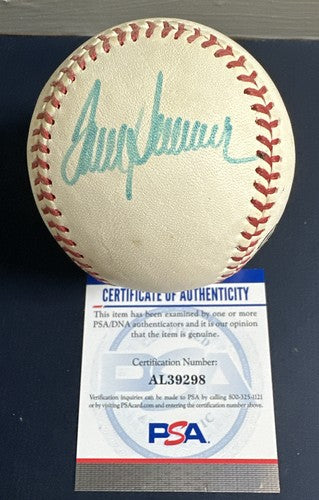 TOM SEAVER #41 Mets Signed Autograph Logo Photo Baseball Rare Psa Coa Hof