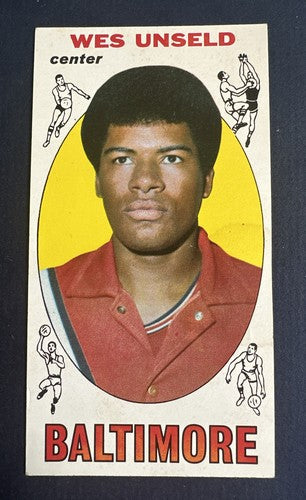 1969-70 Topps #56 Wes Unseld RC ROOKIE NM - Mint Centered Nice Baltimore Bullets