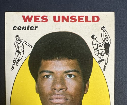 1969-70 Topps #56 Wes Unseld RC ROOKIE NM - Mint Centered Nice Baltimore Bullets