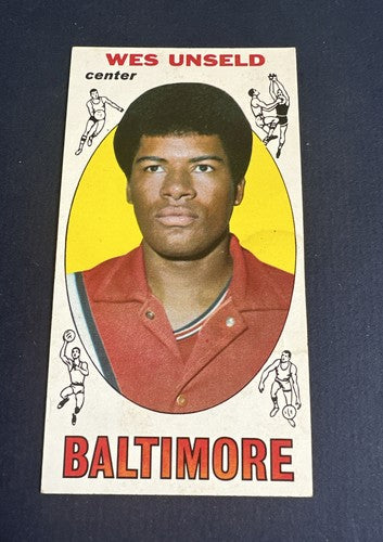 1969-70 Topps #56 Wes Unseld RC ROOKIE NM - Mint Centered Nice Baltimore Bullets