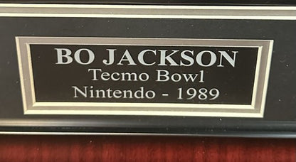 Bo Jackson Signed 1989 Tecmo Bowl Nintendo 16x20 Framed Photo Raiders Auto BAS