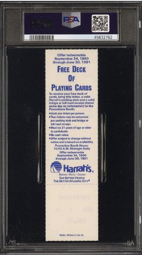 WAYNE GRETZKY GOAL #700 FULL TICKET 1991 HAT TRICK KINGS ISLANDERS PSA 7 Pop 1