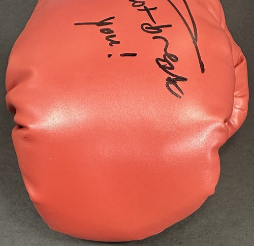 Dolph Lundgren Drago Signed Everlast Boxing Glove Rocky Must Break You Auto JSA