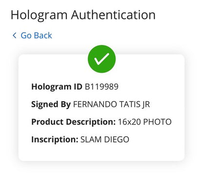 Fernando Tatis Jr Padres Signed 16x20 Photo Slam Diego Autograph Fanatics MLB