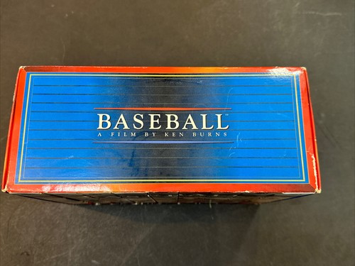PBS Home Video Baseball A Film By Ken Burns VHS VCR Box Set of 9 Tapes
