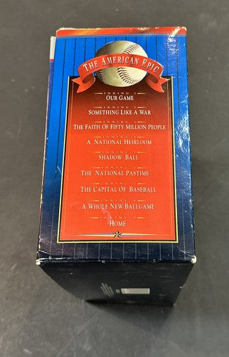 PBS Home Video Baseball A Film By Ken Burns VHS VCR Box Set of 9 Tapes