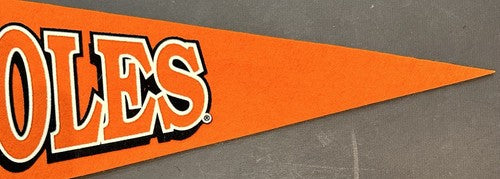 Brooks Robinson Signed Baltimore Orioles Pennant In Case HOF 83 Autograph COA