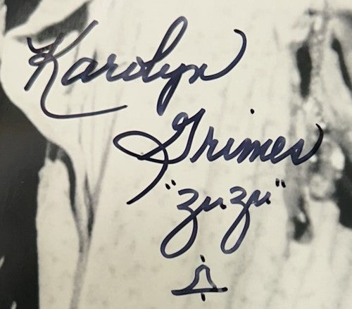 Karolyn Grimes Zu Zu Signed 8x10 Framed Photo Wonderful Life Angel Bell Auto JSA