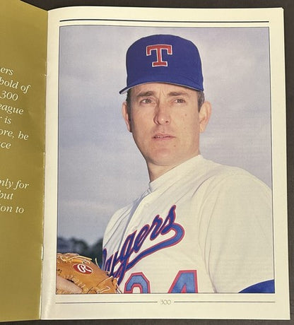 Nolan Ryan Signed 300 Win Full Commemorative Program Rangers Autograph CBM COA