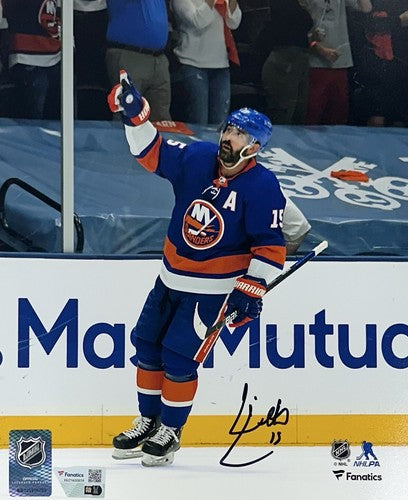 Cal Clutterbuck Signed 8x10 Framed Photo NY Islanders Autograph Fanatics COA