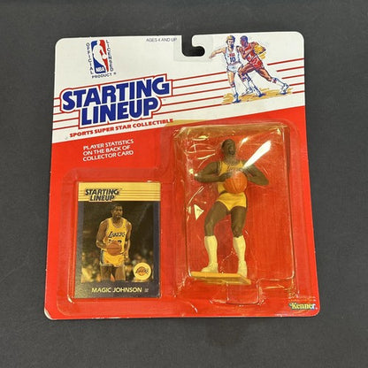 Magic Johnson Lakers 1988 Kenner Starting Lineup Rookie Action Figure Sealed