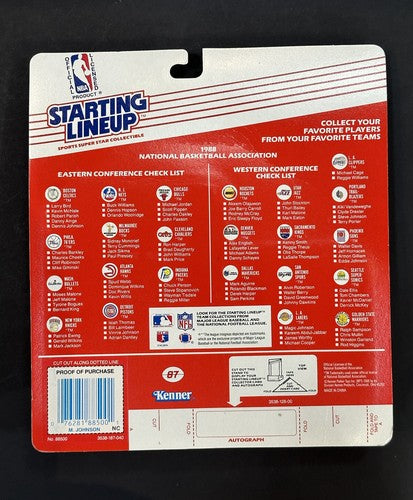 Magic Johnson Lakers 1988 Kenner Starting Lineup Rookie Action Figure Sealed
