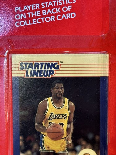 Magic Johnson Lakers 1988 Kenner Starting Lineup Rookie Action Figure Sealed
