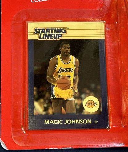 Magic Johnson Lakers 1988 Kenner Starting Lineup Rookie Action Figure Sealed