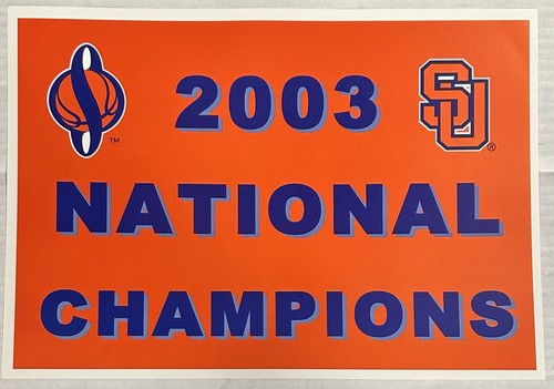 Syracuse Orange 2003 National Champions 11x16 Team Photo Sign Facsimile Auto