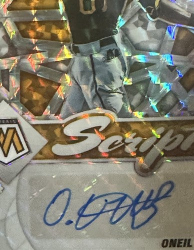 2022 Panini Mosaic ONEIL CRUZ Scripts Signed PRIZM SC-OC Mint Auto Pirates RC Sp