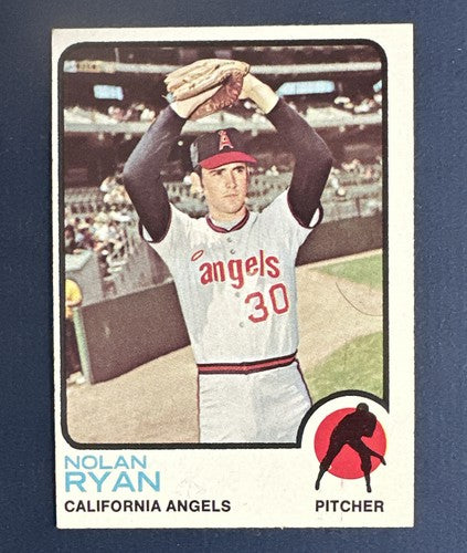 1973 TOPPS #220 NOLAN RYAN ANGELS Nm Nice Set Break Hof