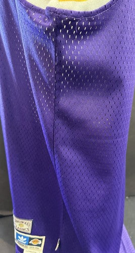 Magic Johnson Lakers Purple Adidas Hardwood Classics Rookie 1979 Jersey #32 XL