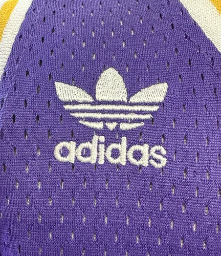 Magic Johnson Lakers Purple Adidas Hardwood Classics Rookie 1979 Jersey #32 XL