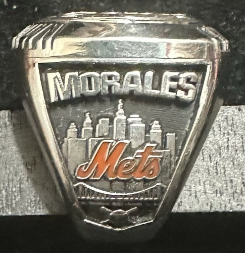 2015 Mets NLCS Champions Jostens Silver Elite Employee Team Issued Ring Morales