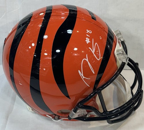 AJ Green Signed Speed Authentic Bengals FS Helmet White Mint # 18  Auto JSA COA