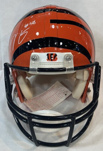 AJ Green Signed Speed Authentic Bengals FS Helmet White Mint # 18  Auto JSA COA