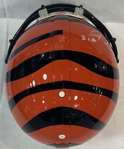 AJ Green Signed Speed Authentic Bengals FS Helmet White Mint # 18  Auto JSA COA