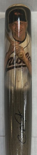 Cal Ripken Jr Signed MLB Retirement Photo Bat /21 Orioles Autograph MLB Steiner