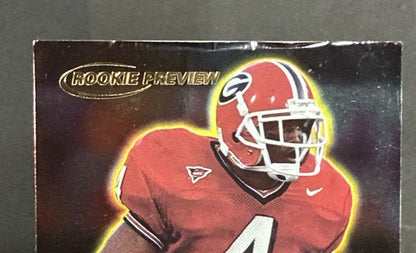 Champ Bailey 1999 Score Rookie Preview Autographs On Card Auto Hof Has Some Wear