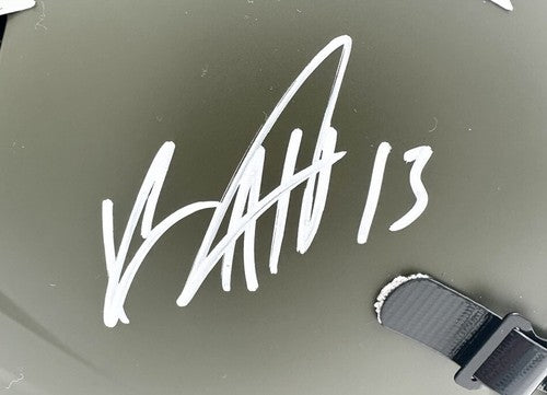 Keenan Allen Signed Chargers Speed Authentic Salute Service FS Helmet Auto BAS