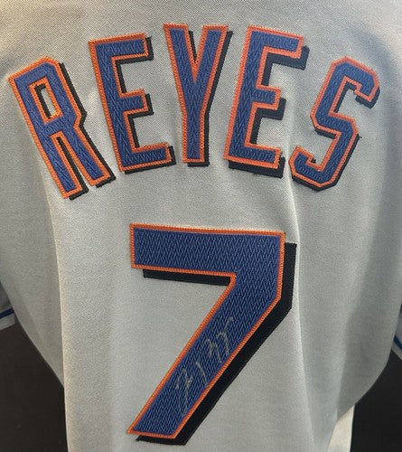Jose Reyes Signed Majestic Authentic Game Issued Mets 04 Rookie Jersey Auto COA