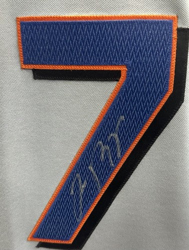 Jose Reyes Signed Majestic Authentic Game Issued Mets 04 Rookie Jersey Auto COA