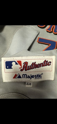 Jose Reyes Signed Majestic Authentic Game Issued Mets 04 Rookie Jersey Auto COA